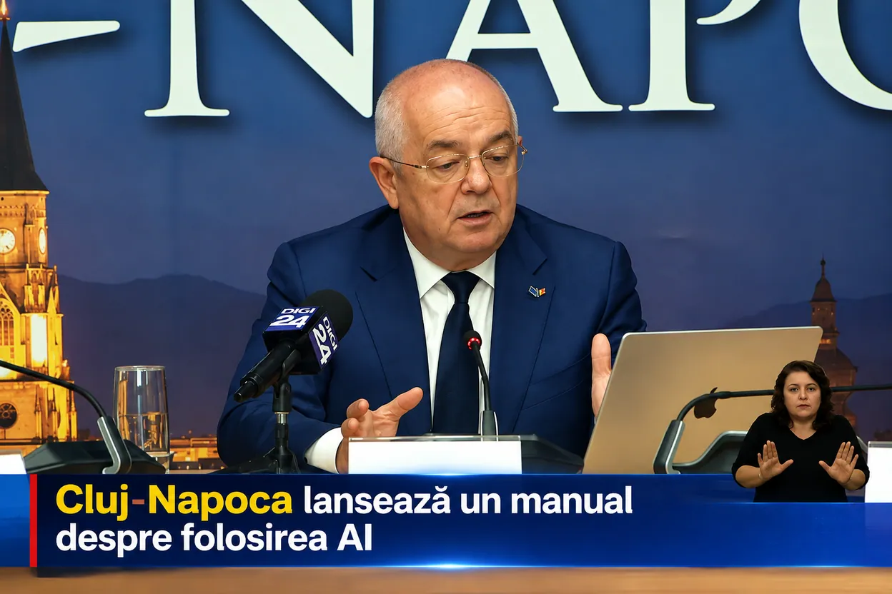 Cluj-Napoca lansează un manual despre folosirea AI