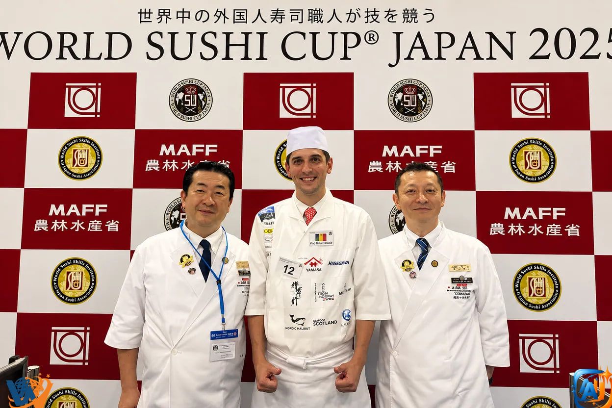 Clujeanul Vlad Tănasie, campion mondial la sushi în Japonia