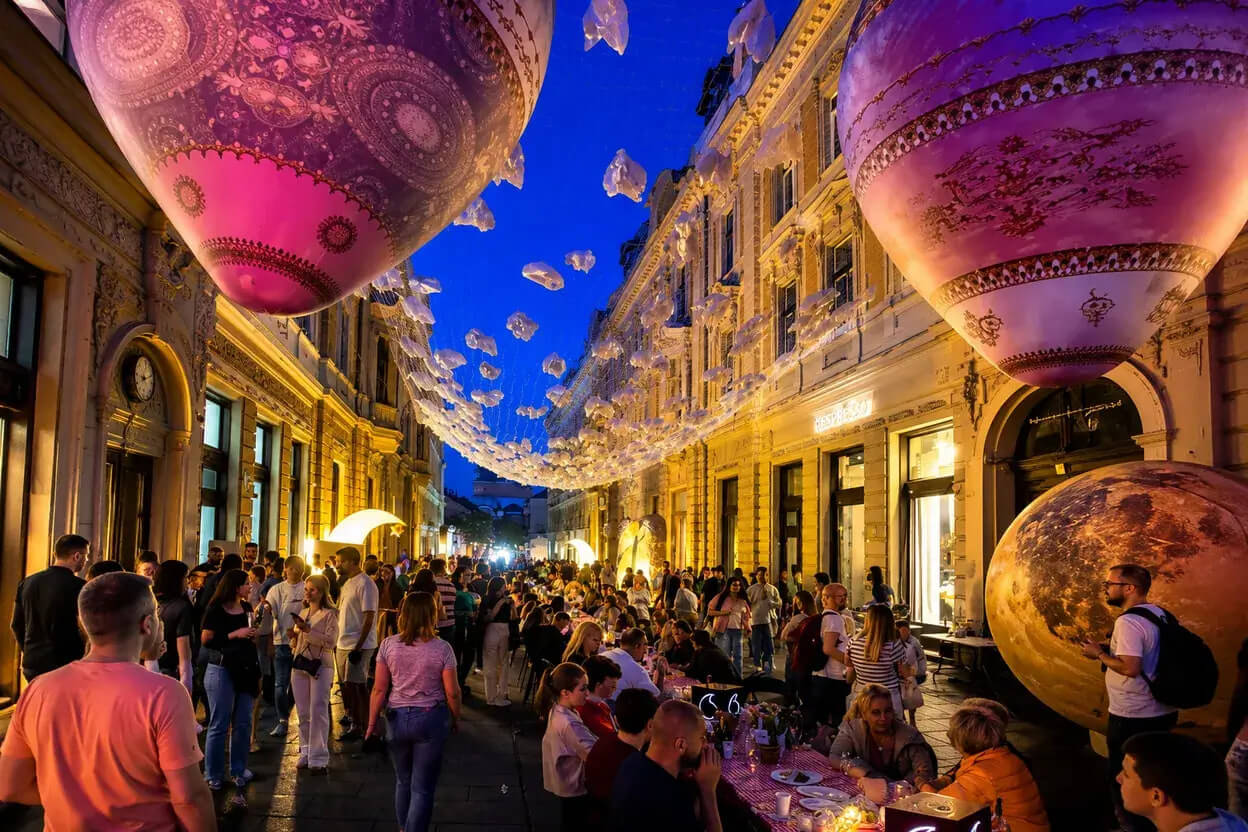 Clujul a luat cina în stradă