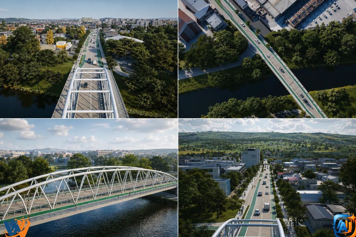 Clujul construiește un nou pod peste Someșul Mic