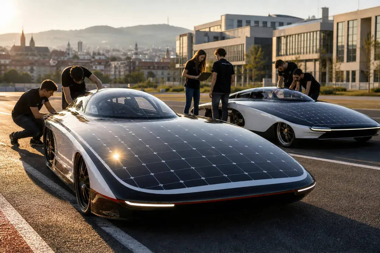 Clujul intră în cursa viitorului: studenții UTCN trimit două vehicule solare la competiția europeană iLumen
