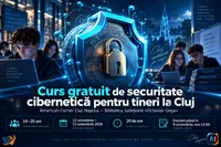 Curs gratuit de securitate cibernetică pentru tineri la Cluj