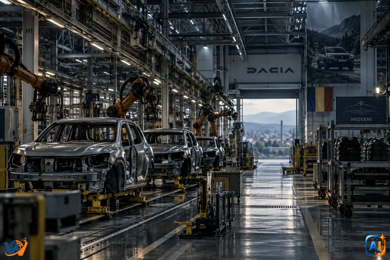 Dacia oprește producția și deschide plecări voluntare