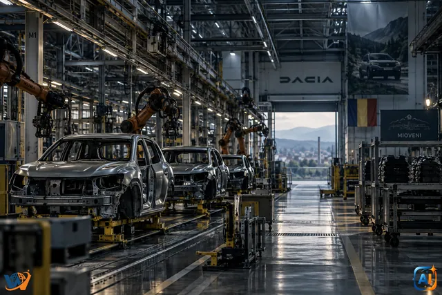 Dacia oprește producția și deschide plecări voluntare