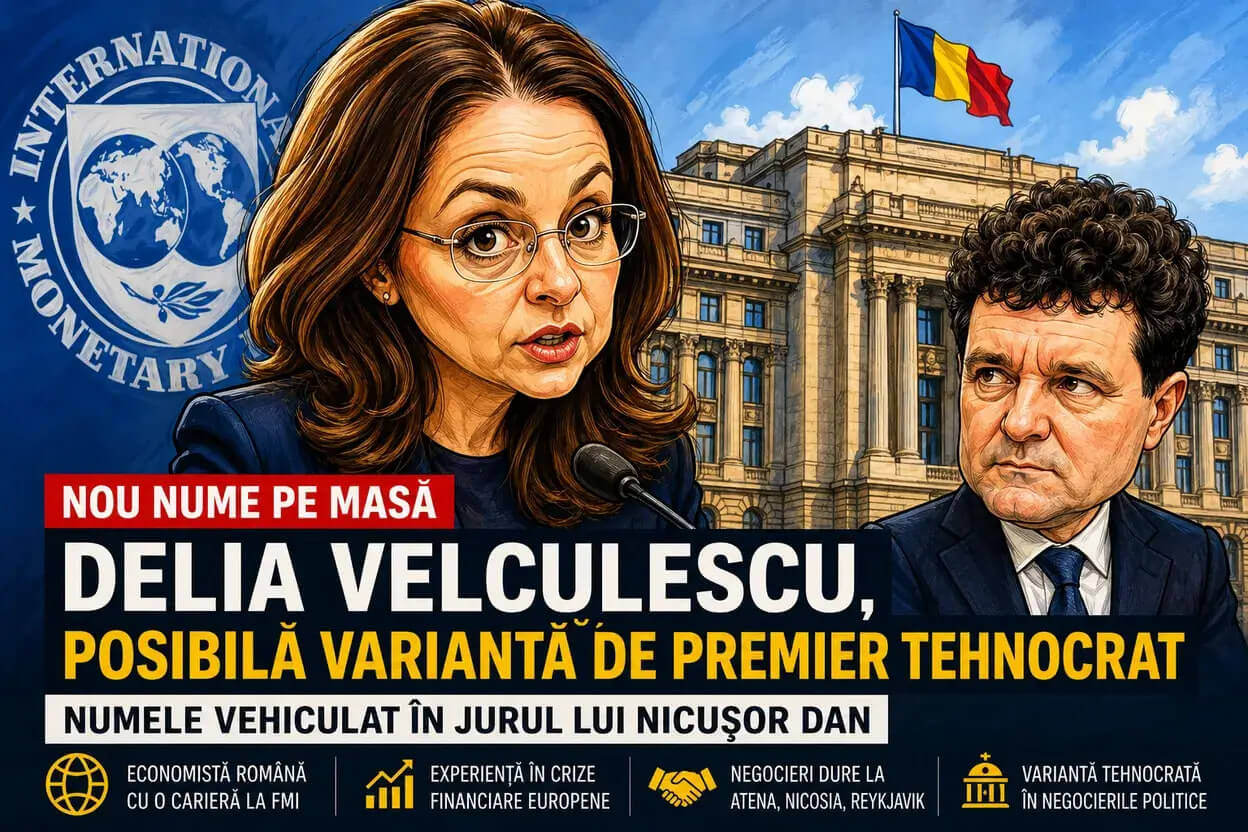 Delia Velculescu, posibilă variantă de premier tehnocrat. Numele vehiculat în jurul lui Nicușor Dan