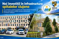 Două spitale din Cluj, vizate de investiții în panouri fotovoltaice și baterii
