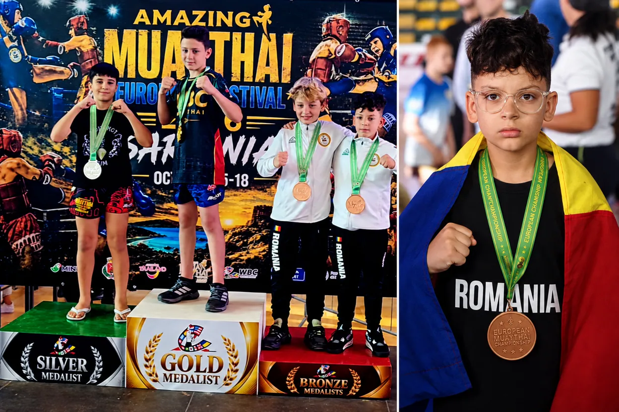 Edi Ciceu, bronz european la Muay Thai la 10 ani