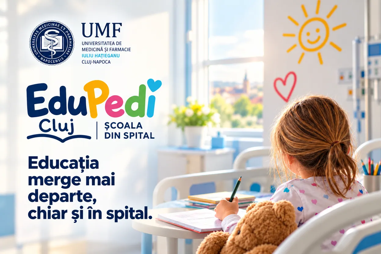 EduPedi Cluj, școală din spital autorizată la UMF
