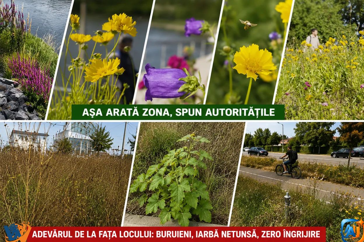 Emil Boc apără iarba netunsă de pe Someș. Clujenii văd însă și buruieni