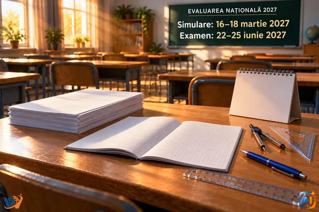 Evaluarea Națională 2027: calendarul examenului și simulării