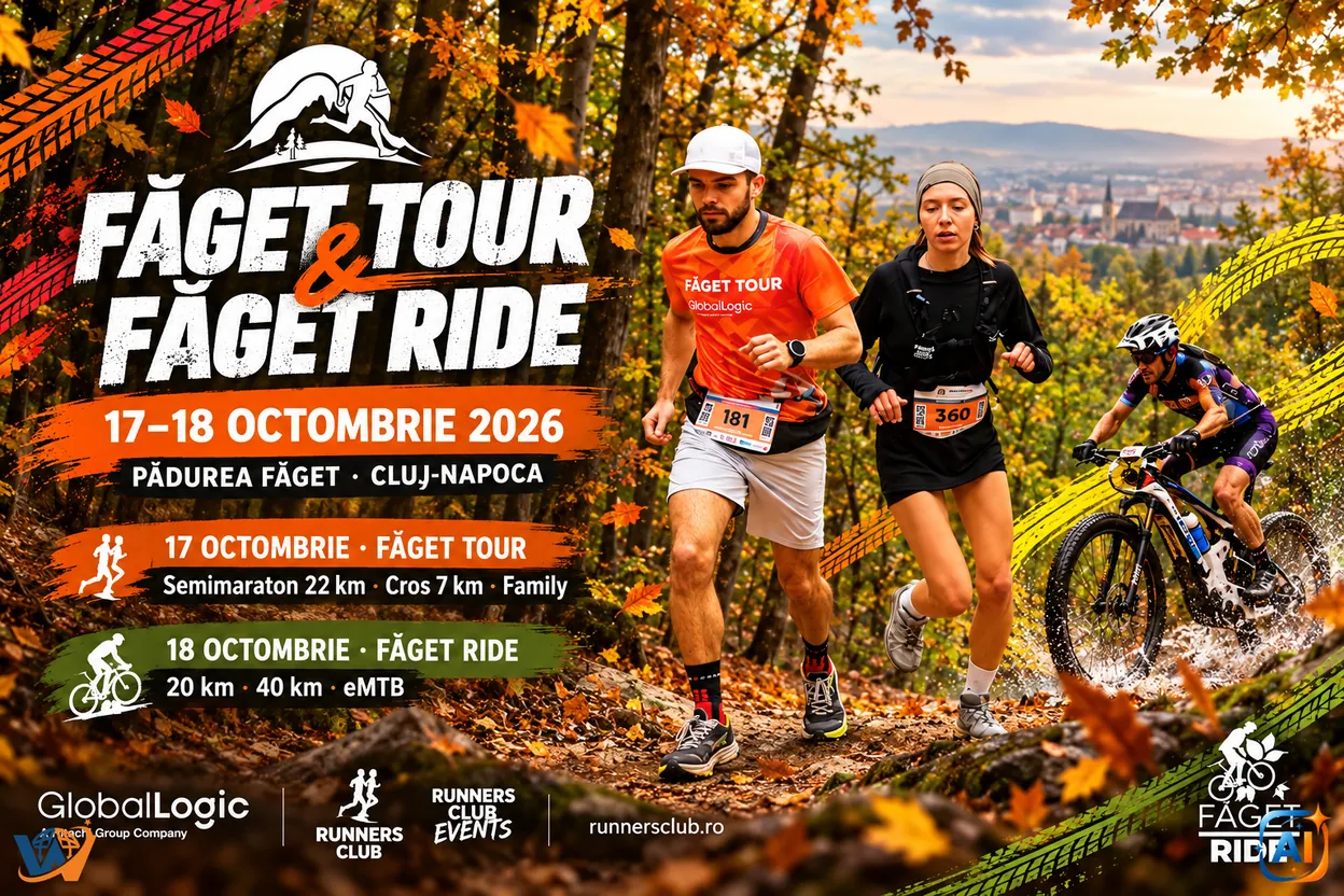 Făget Tour și Făget Ride, la Cluj în 17–18 octombrie