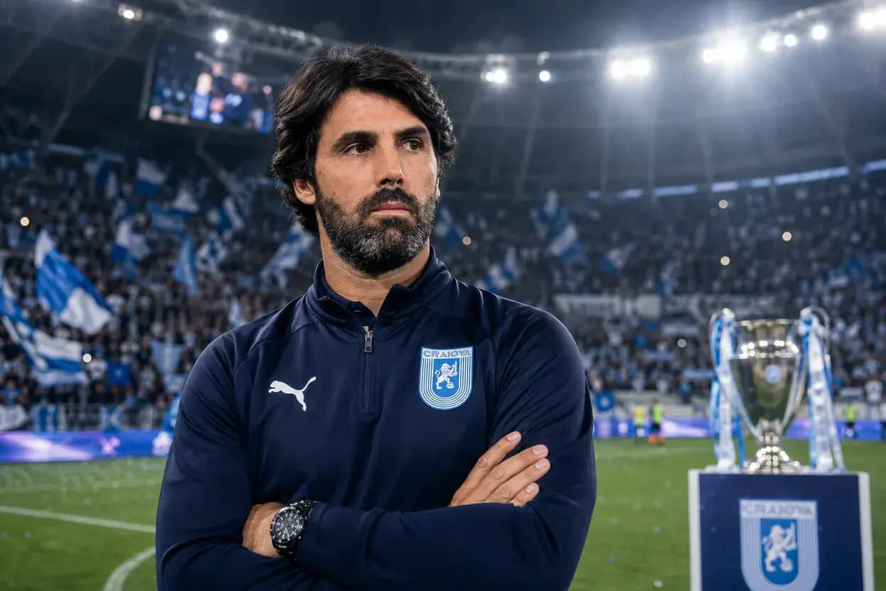 Filipe Coelho nu simte presiunea înaintea duelului cu U Cluj: „Este cea mai bună săptămână de când am ajuns aici”