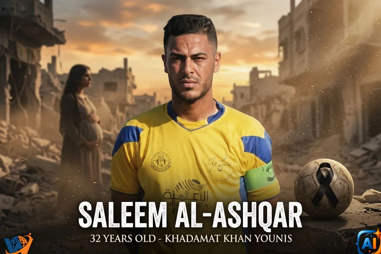 Fotbalist palestinian ucis în Gaza, anunță PFA
