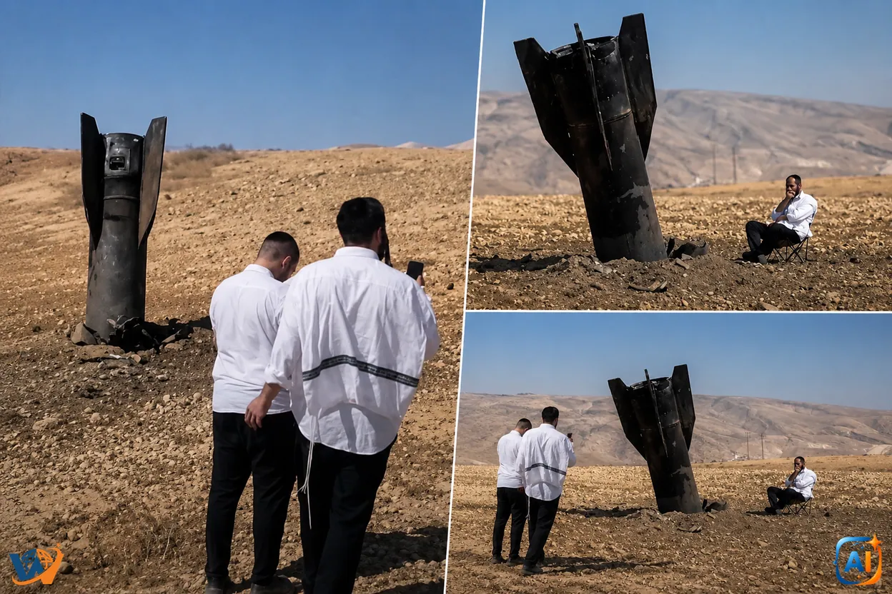 Rachetă căzută lângă Ierihon după noul val de atacuri asupra Israelului