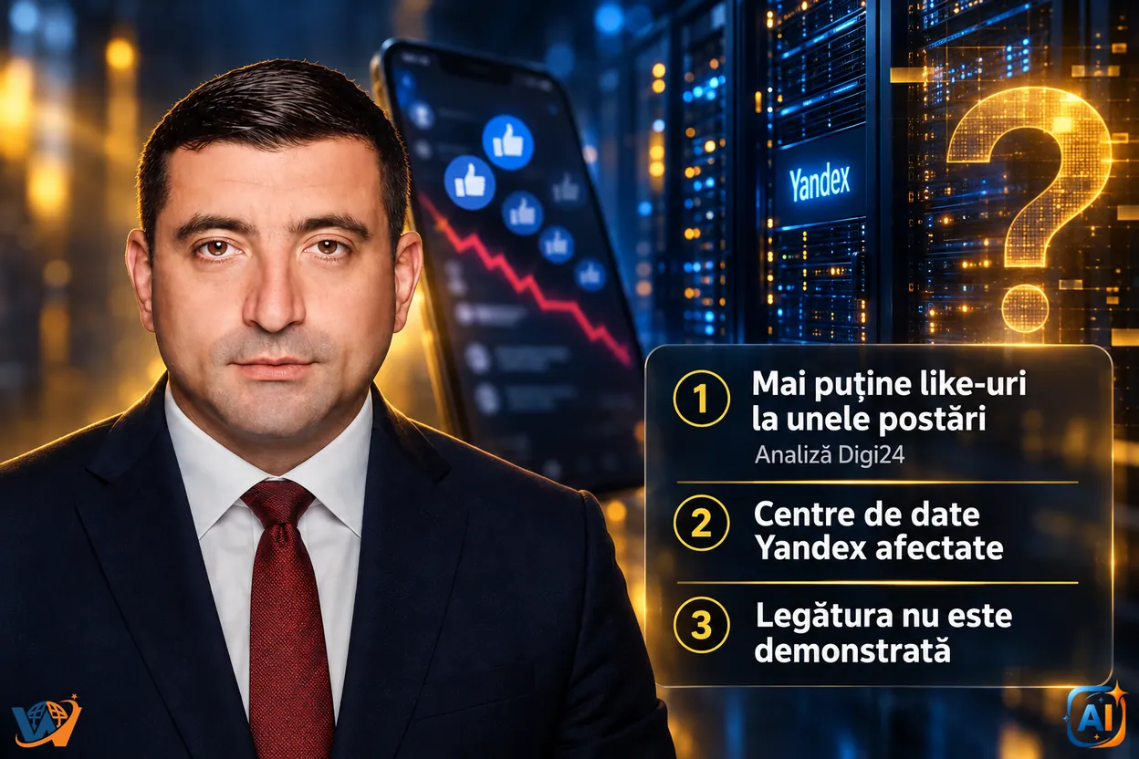 George Simion, mai puține like-uri: ipoteza Yandex, nedemonstrată