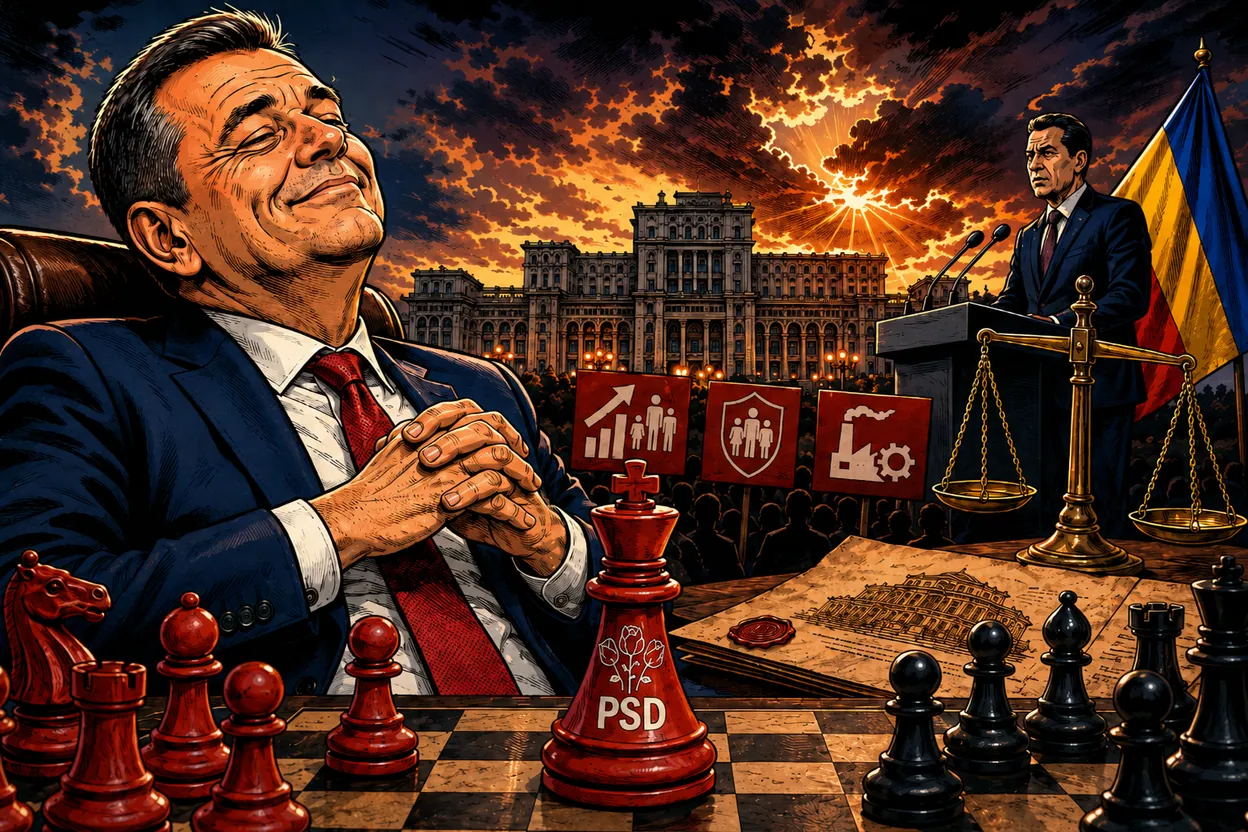 AI Pulse Satirǎ: Grindeanu, zen în haosul negocierilor