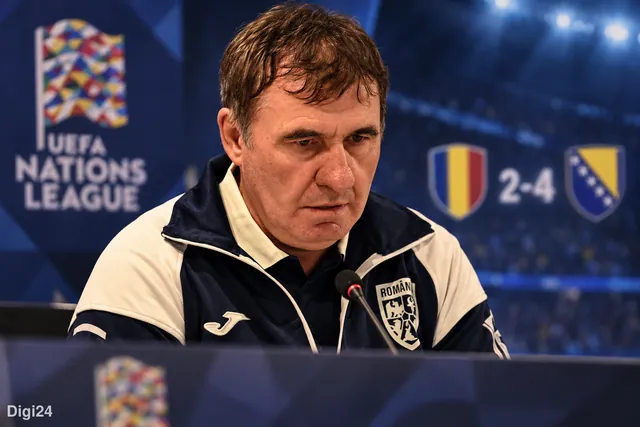Hagi își asumă eșecul cu Bosnia: „Primul vinovat sunt eu”