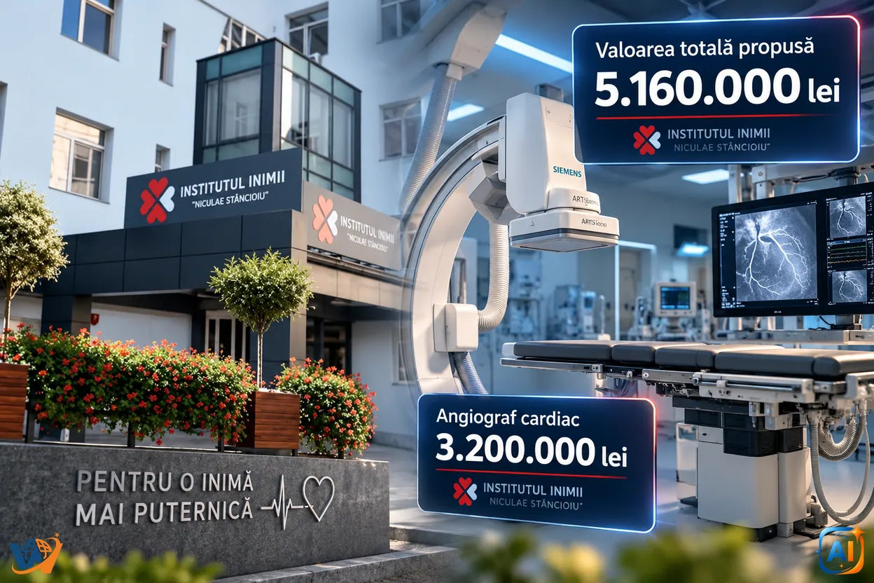 Institutul Inimii, finanțare propusă de 5,16 milioane. Angiograf de 3,2 milioane