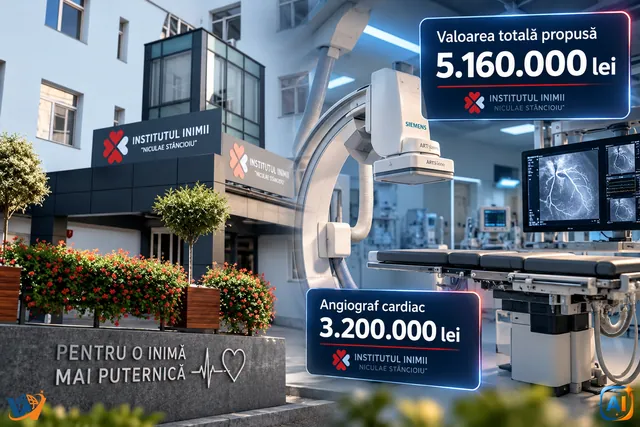 Institutul Inimii, finanțare propusă de 5,16 milioane. Angiograf de 3,2 milioane