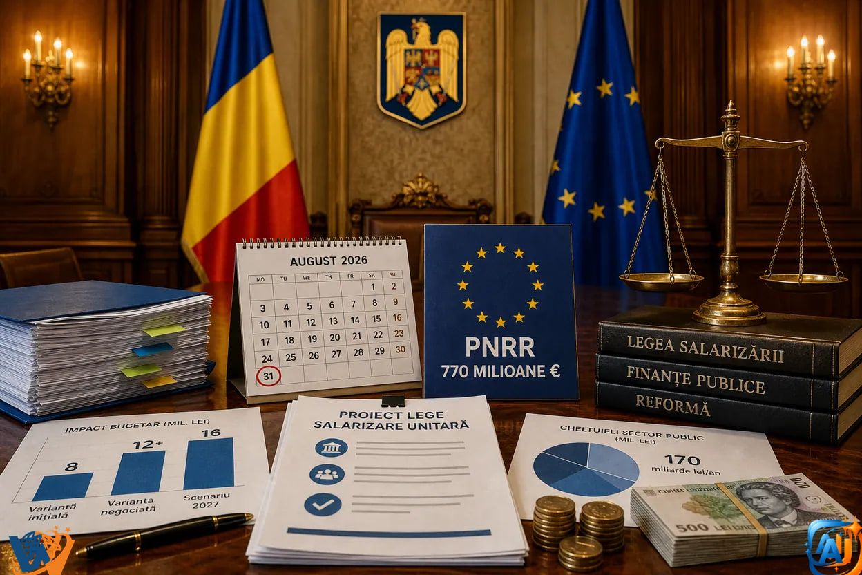 Legea salarizării, refăcută după observațiile Bruxelles-ului. Miza: 770 de milioane de euro