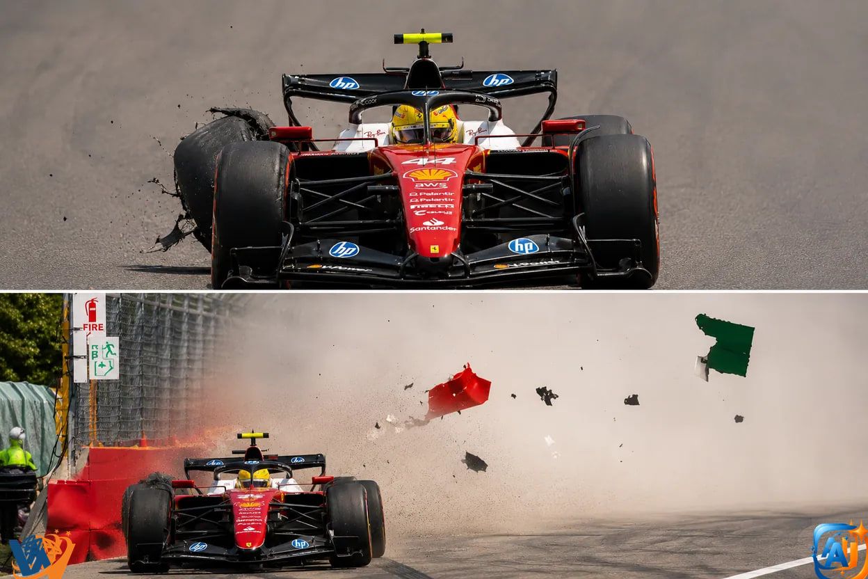 Lewis Hamilton, accident dur la Spa înaintea calificărilor