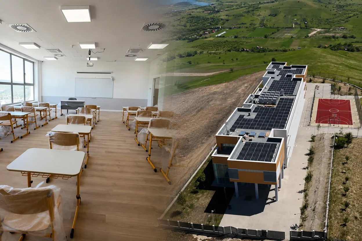 Liceu nou în Borhanci pentru 320 de elevi