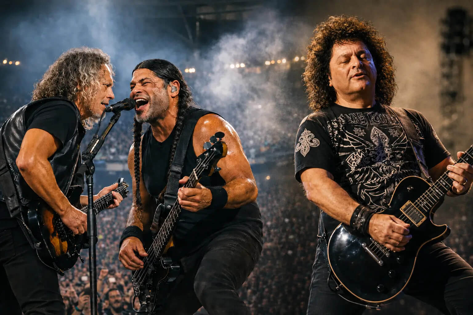 Metallica unește rock-ul mondial cu istoria românească