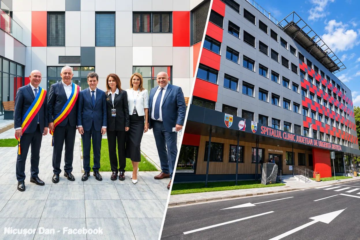 Nicușor Dan, mesaj la inaugurarea spitalului din Bistrița