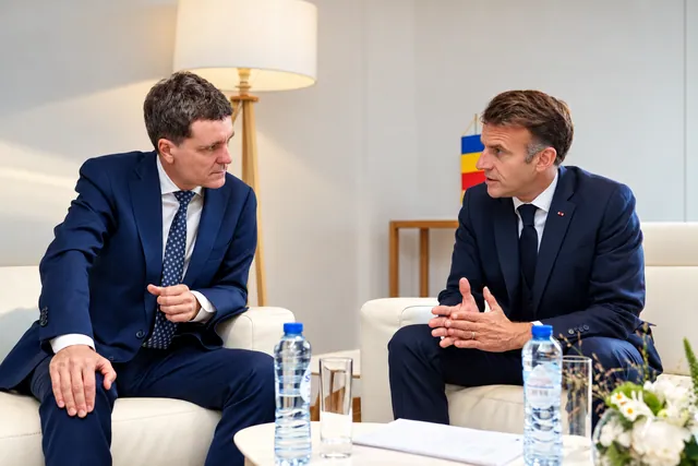 Nicușor Dan și Macron, discuții despre atacurile din Marea Neagră