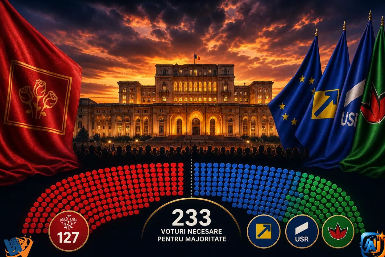 Noi negocieri la Cotroceni: cine poate strânge majoritatea?