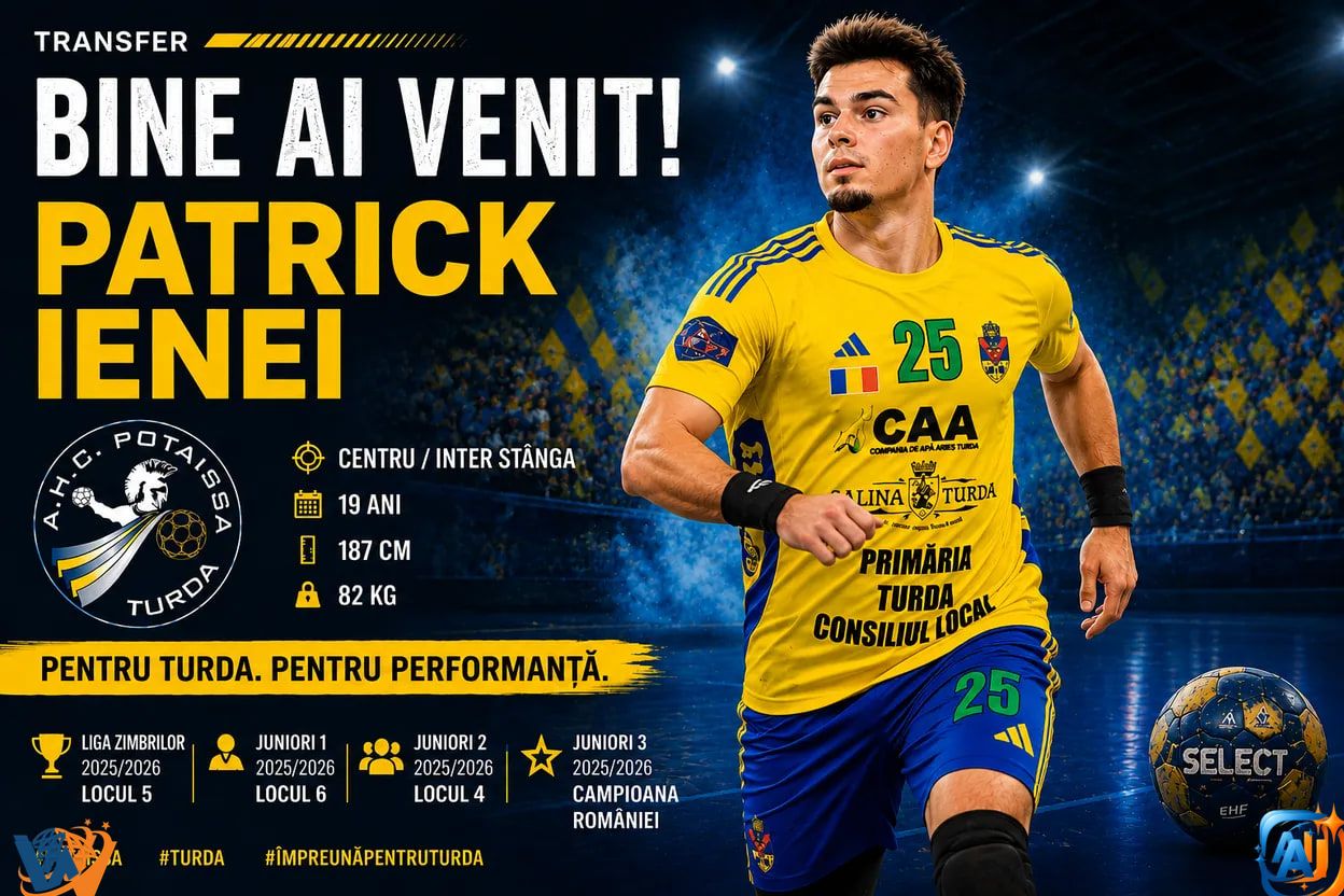 Patrick Ienei a semnat cu Potaissa Turda. Pariu pe un jucător de 19 ani