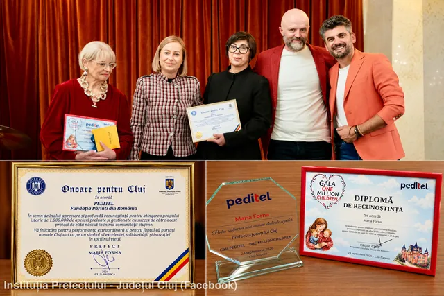PEDITEL, „Onoare pentru Cluj” după un milion de copii sprijiniți