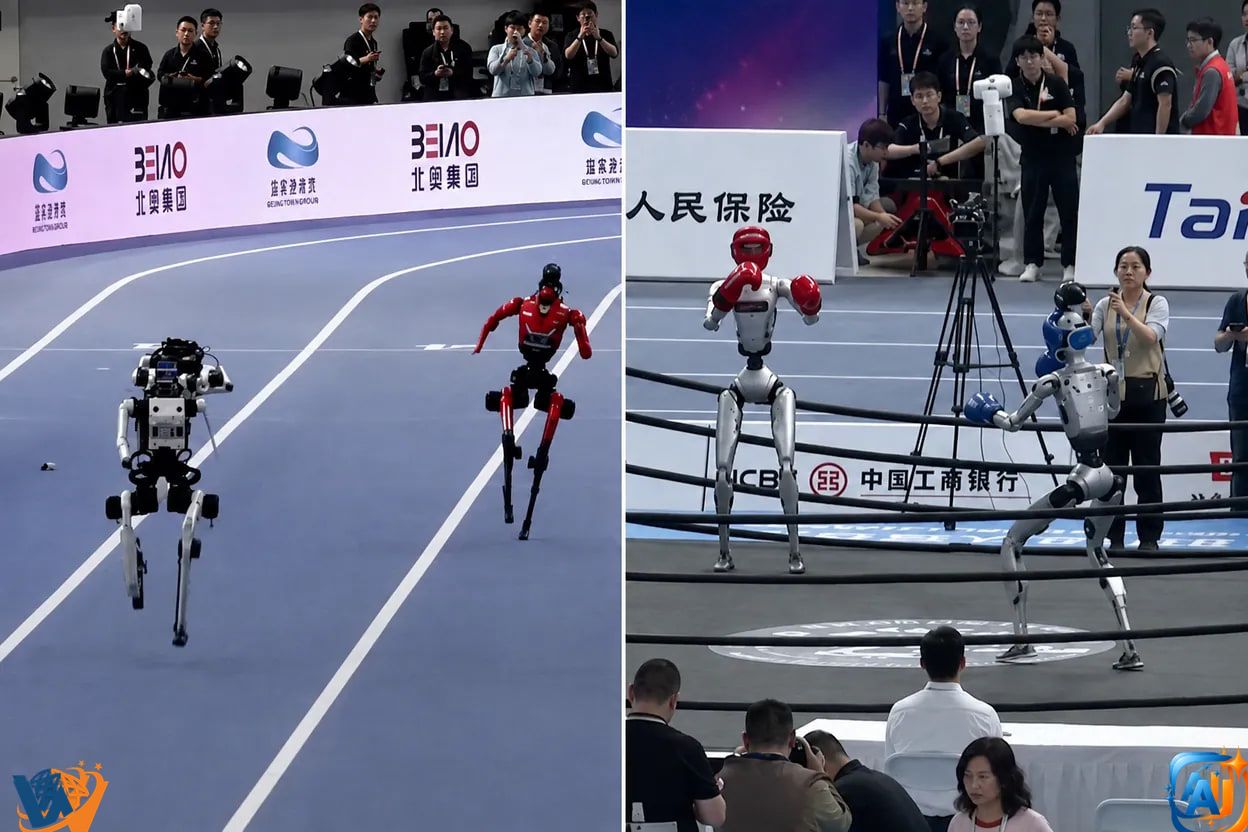 Peste 2.000 de roboți umanoizi concurează la Beijing