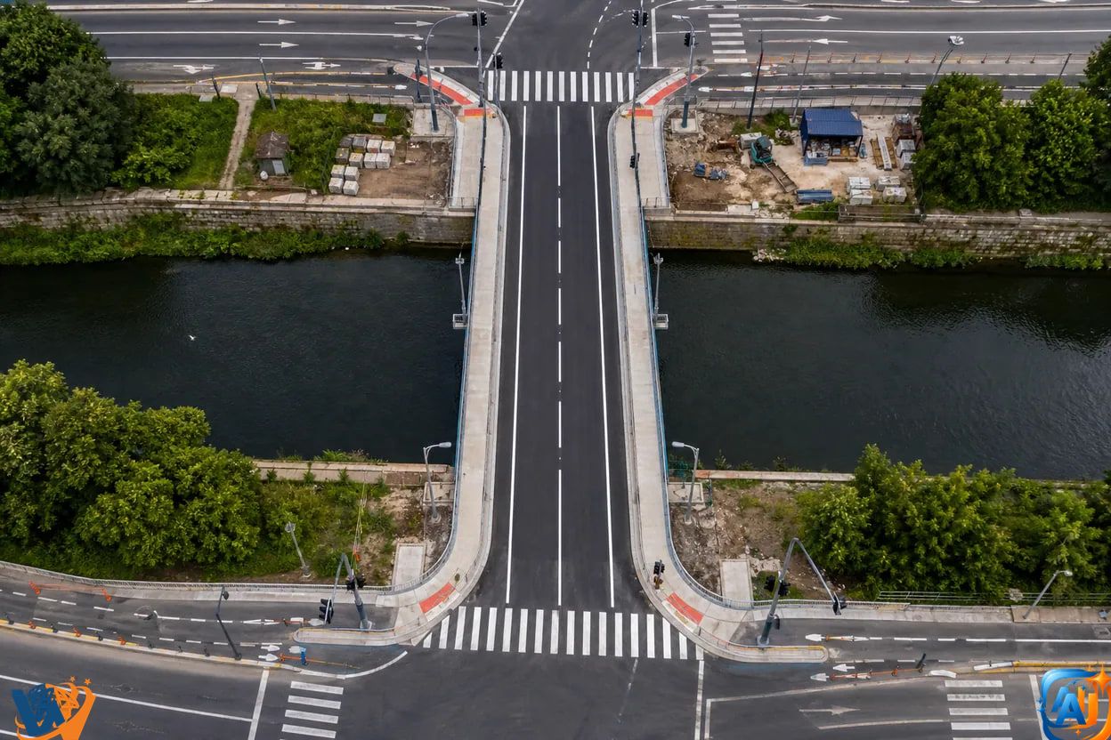 Podul provizoriu Garibaldi, aproape de deschidere înainte de UNTOLD