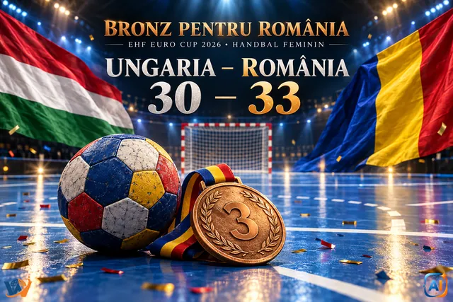 România, bronz la handbal feminin: 33–30 cu Ungaria