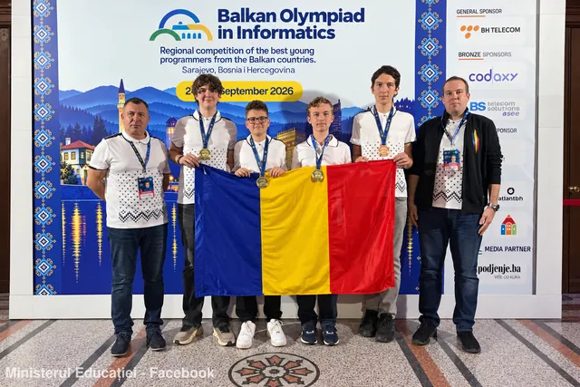 România, locul I la Balcaniada de Informatică pentru Juniori 2026