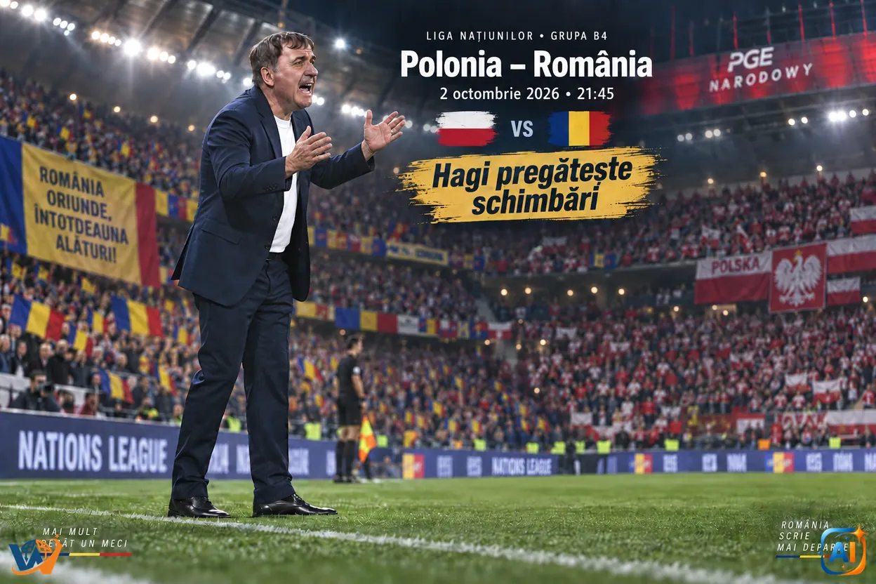 România schimbă formula înaintea meciului cu Polonia