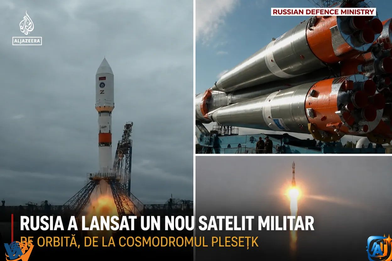 Rusia a lansat un nou satelit militar pe orbită