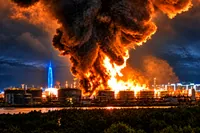 Sankt Petersburg, vizat de drone: incendiu la terminalul petrolier