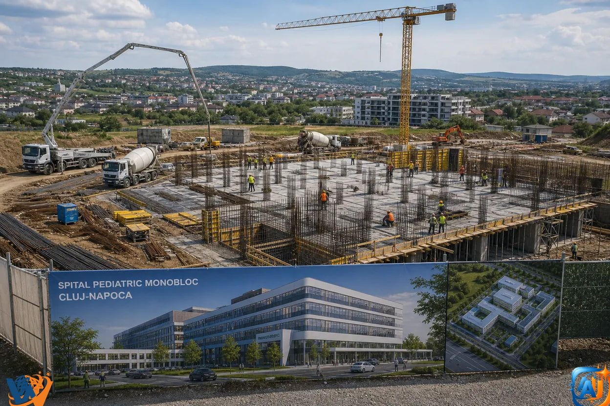 Spitalul Pediatric Monobloc avansează în Borhanci