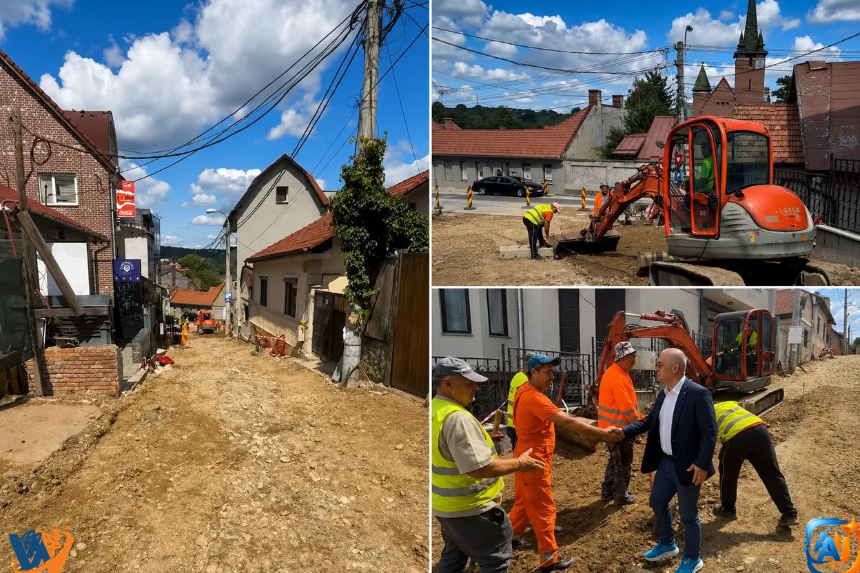 Strada Piezișă intră în etapa finală. Boc promite deschiderea în octombrie