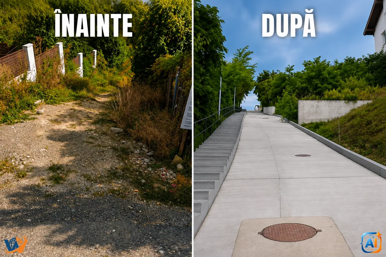 Tarcea explică „străduța” abruptă din Cluj: nu este rampă pentru biciclete