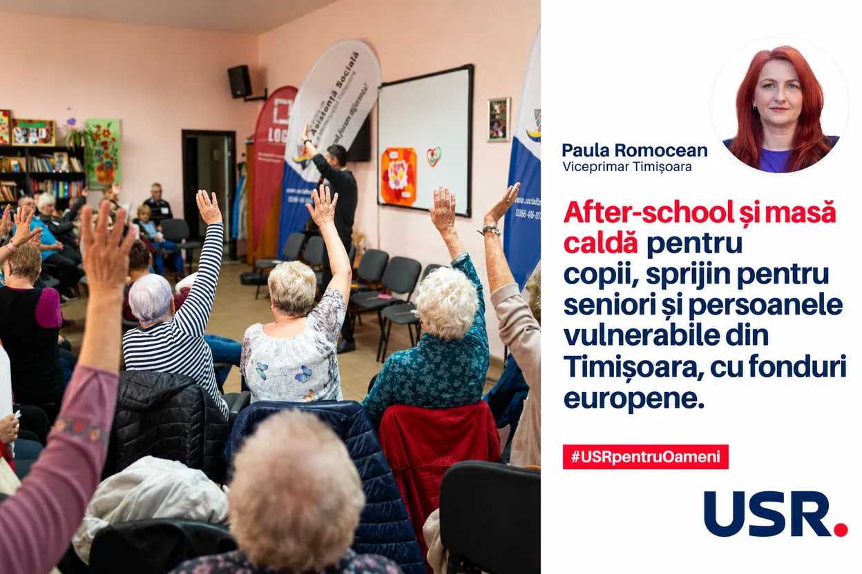 Timișoara: masă caldă și after-school pentru 450 de copii