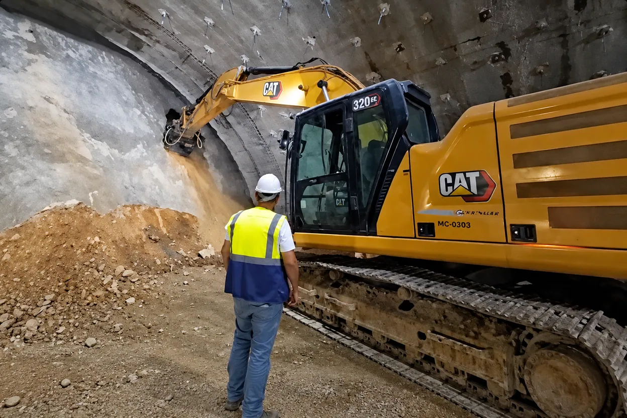 Tunelul Boița 1: ambele galerii străpunse pe A1 Sibiu–Pitești