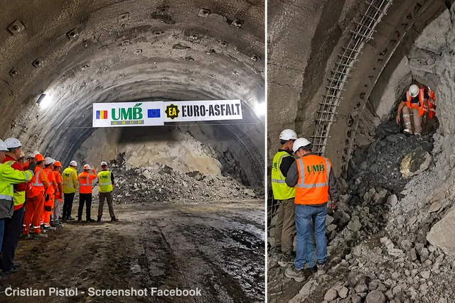 Tunelurile Margina–Holdea, străpunse complet. A1 se apropie de final
