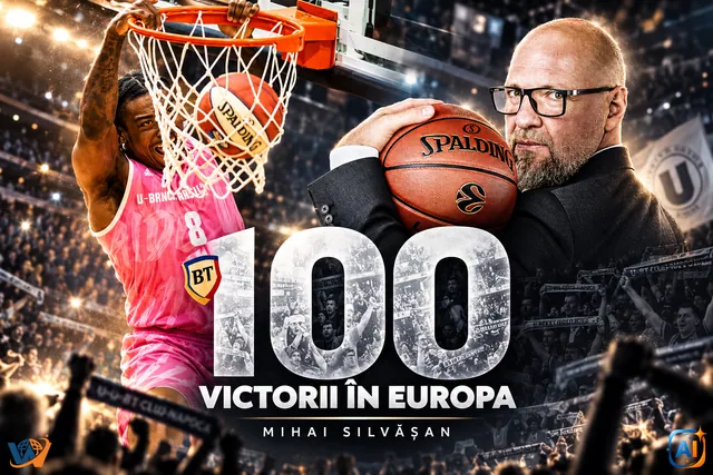 U-BT Cluj câștigă: 100 de victorii internaționale pentru Silvășan