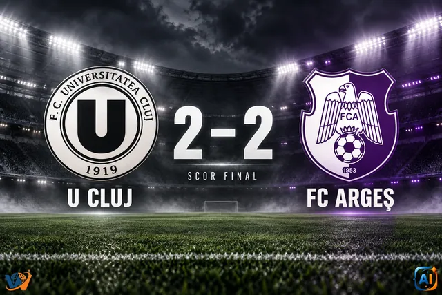 U Cluj–FC Argeș 2–2. Ce spun Cebotaru, Lukic și Andone