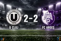 U Cluj–FC Argeș 2–2. Ce spun Cebotaru, Lukic și Andone