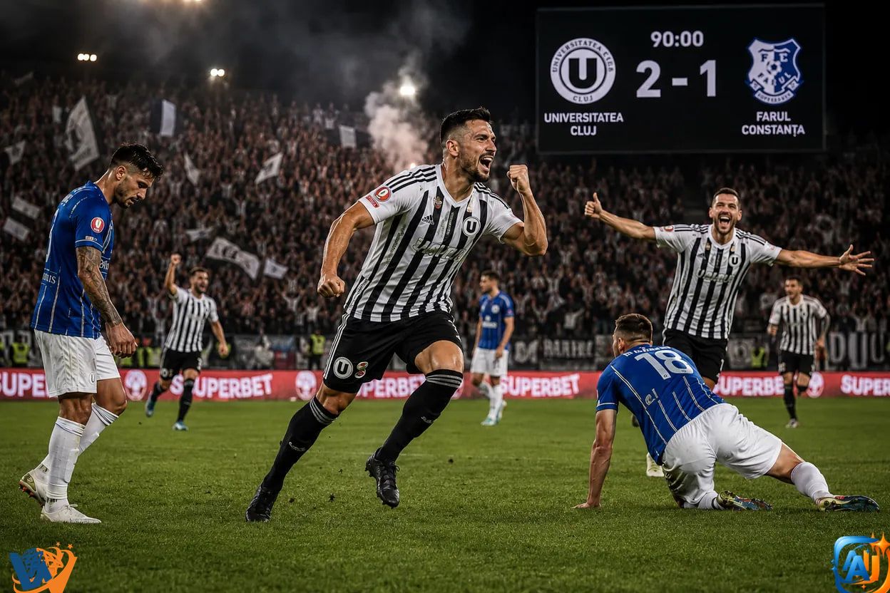 U Cluj învinge Farul și începe sezonul cu dreptul