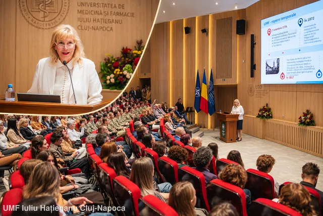 UMF Cluj a deschis anul universitar cu bibliotecă nouă și cămin modernizat